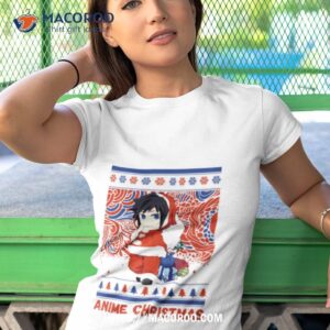 cute anime christmas shirt tshirt 1