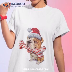 Cute Bulldog Christmas Dog Lovers Shirt