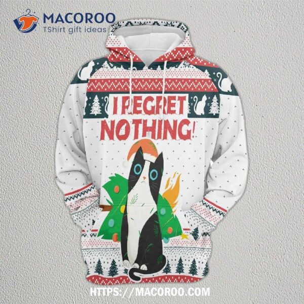 I Regret Nothing All Over Print 3D Hoodie