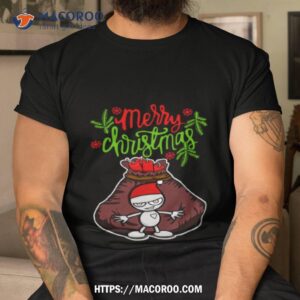 Cute Gangster Cartoon With Dynamite Christmas 2023 Shirt