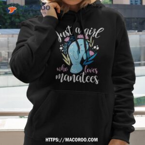 Cute Just A Girl Who Loves Manatees Shirt