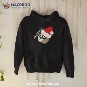 Cute Panda Face Merry Christmas Shirt