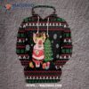 Pig Gorgeous Reindeer All Over Print 3D Hoodie