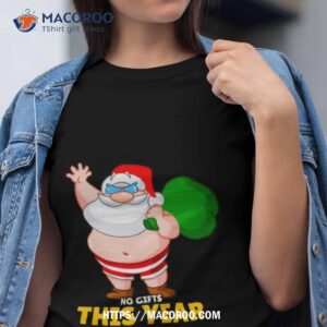 Cute Summer Santa Do Not Open Until Christmas Shirt