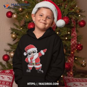 dabbing santa claus christmas boys funny xmas dab dance shirt hoodie