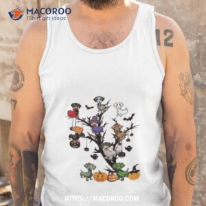 dachshund halloween tree shirt tank top