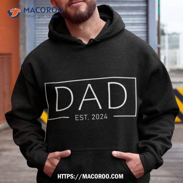 Dad Est 2024 Soon To Be Pregnancy Announcet Shirt