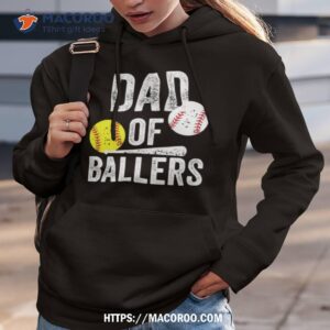 dad of ballers funny baseball softball from son t shirt hoodie 3