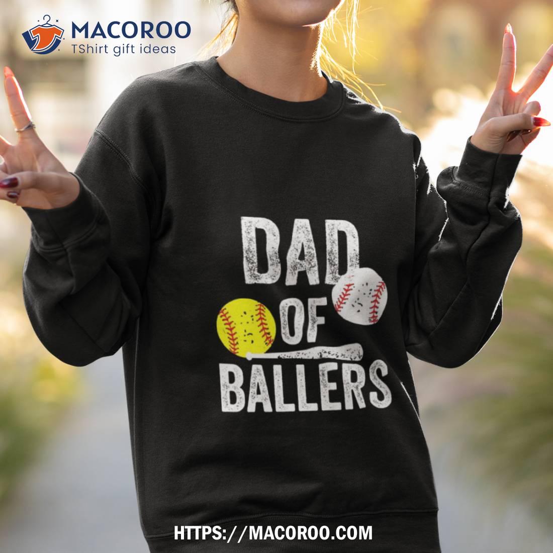 Dad Of Ballers Funny Baseball Softball From Son T Shirt - Limotees