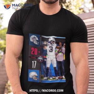 Dallas Cowboys Wins 20 – 17 Los Angeles Chargers Nfl 2023 Espn Monday Night Football Final Score Shirt