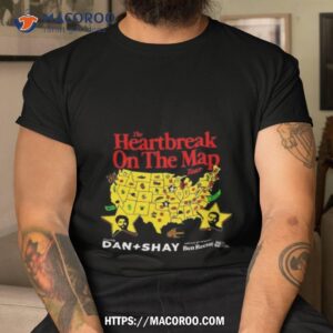 Dan Shay 2024 Heartbreak On The Map Tour T Shirt