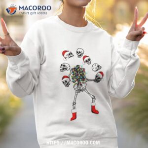 dance head skeleton xmas shirt sweatshirt 2