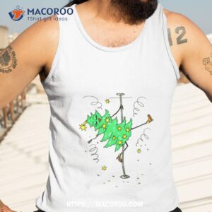 dancing tree long christmas shirt tank top 3