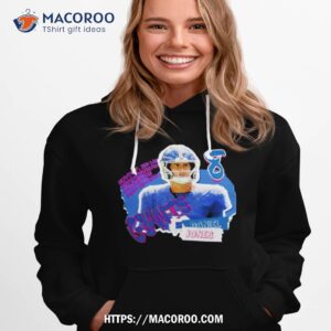 daniel jones football paper new york giants t shirt hoodie 1