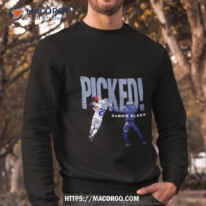 daron bland dallas picked football shirt sweatshirt