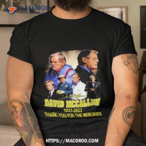 David Mccallum 1933 2023 Thank You For The Memories Signature Shirt
