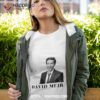 David Muir Black And White Shirt