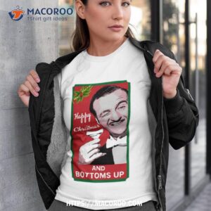 David Niven Bottoms Up Cars Funny Christmas Shirt