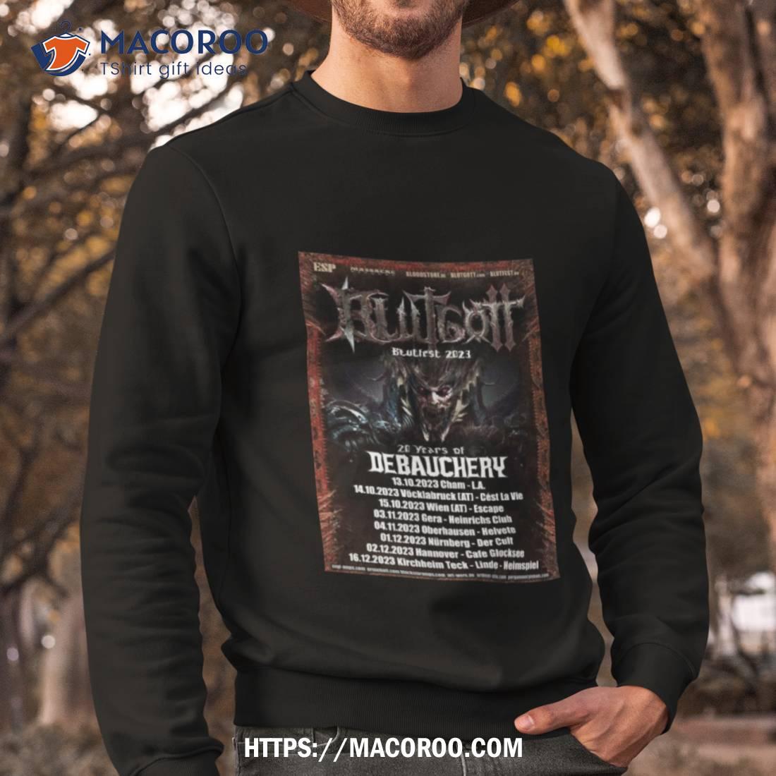 Debauchery Bluttest Tour 2023 T Shirt Debauchery Bluttest Tour 2023 T Shirt