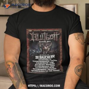 debauchery bluttest tour 2023 t shirt tshirt