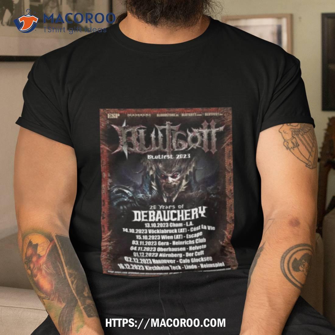 Debauchery Bluttest Tour 2023 T Shirt Debauchery Bluttest Tour 2023 T Shirt