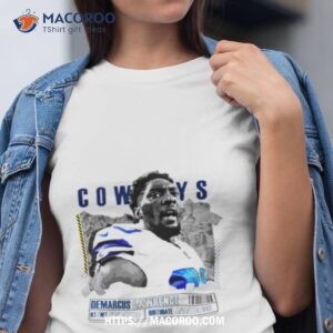 demarcus lawrence football paper poster dallas cowboys shirt tshirt