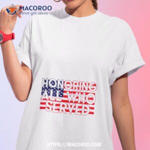 demo veterans day 2023 honoring all who served t shirt tshirt 1