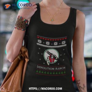 demolition ranch christmas shirt tank top 4