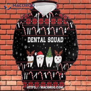 dental squad gosblue 3d novelty graphic hoodies unisex printed for christmas 0
