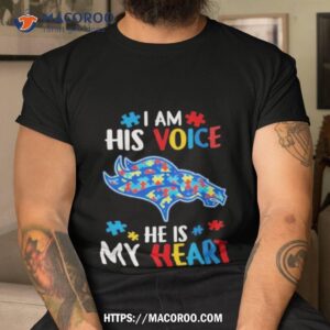 Denver Broncos Autism Awareness I Am His Voice He Is My Heart 2023 Shirt