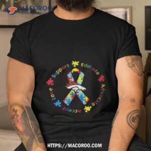 Denver Broncos Autism Support Educate Advocate Accept Love Shirt