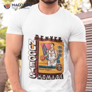 Denver Nuggets Trading Card Nikola Jokic Homage Retro Shirt