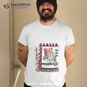 Denver Nuggets Trading Card Nikola Jokic Nba Player Shirt