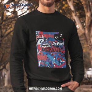 depaul collage graphic shirt sweatshirt