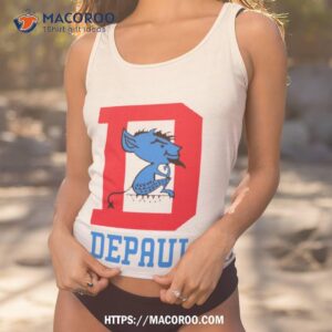 Depaul Design With Mascot And Traditional D Shirt