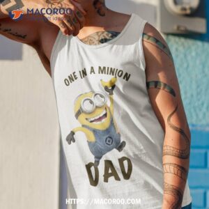 despicable me father s day one in a minion banana run shirt tank top 1