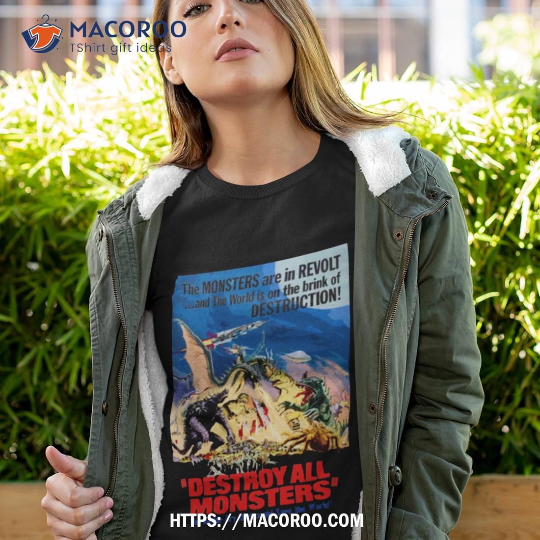 Destroy All Monsters Gift For Fans Halloween Shirt Destroy All Monsters Gift For Fans Halloween Shirt