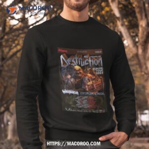 destruction kick off their 40th anniversary tour 2023 t shirt sweatshirt