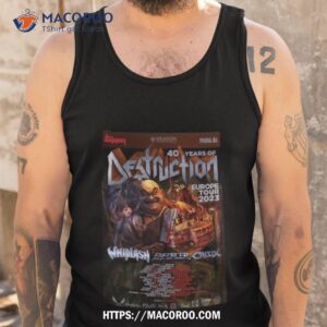 destruction kick off their 40th anniversary tour 2023 t shirt tank top