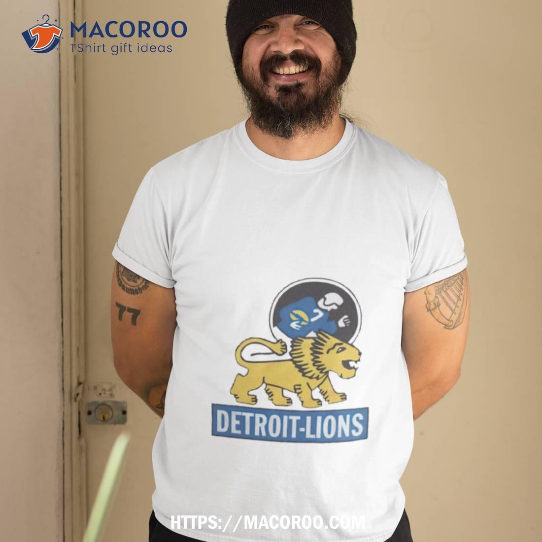 Detroit Lions Shirt for Women Men Lions Gift Idea for Dad 