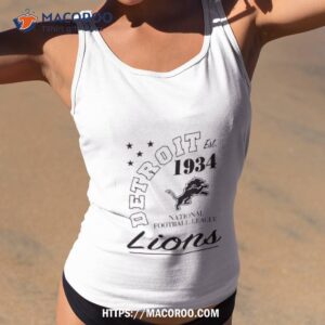 Detroit Lions Starter White City Arch Team Men’s Shirt