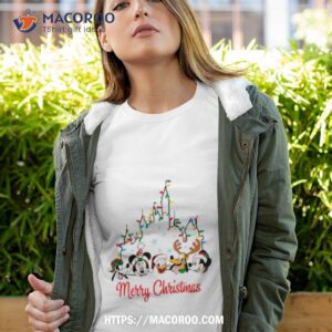 disney friends castle funny merry christmas shirt tshirt 4