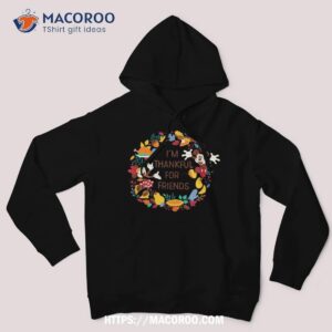 disney mickey amp minnie mouse thankful for friends autumn shirt hoodie