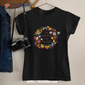 Disney Mickey & Minnie Mouse Thankful For Friends Autumn Shirt