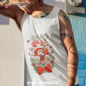 Disney Mickey Holly Jolly Christmas Wreath Shirt 3 disney mickey holly jolly christmas wreath shirt tank top 1