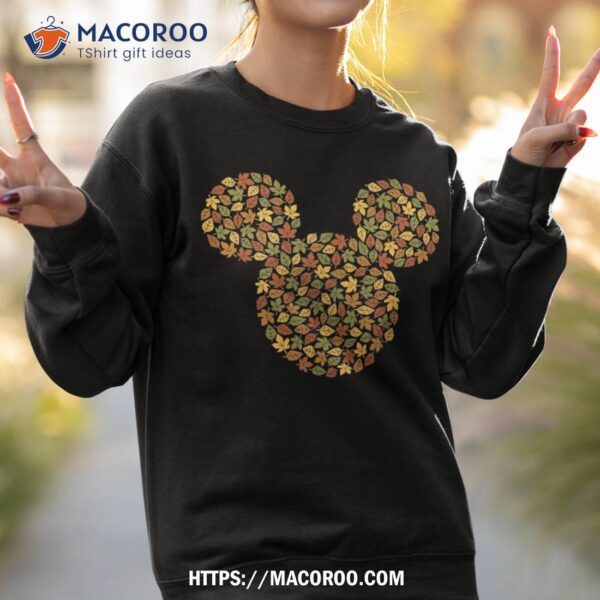 Disney Mickey Mouse Icon Autumn Fall Leaves Shirt