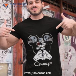 Disney Mickey Mouse Love Dallas Cowboys 2023 T Shirt