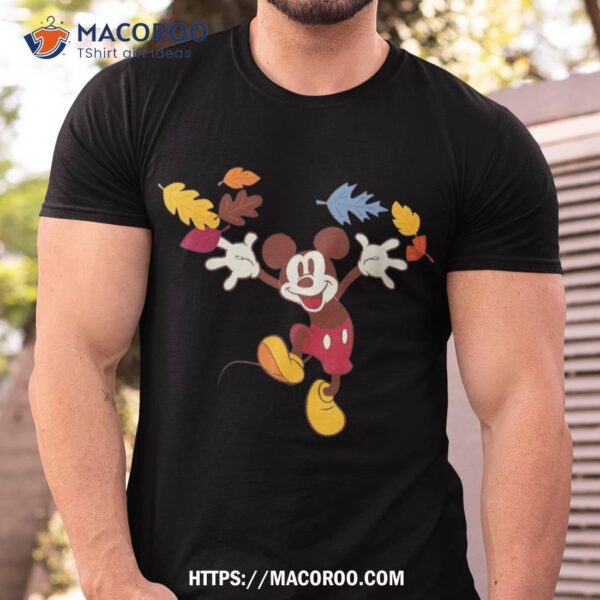 Disney Mickey Mouse Thanksgiving Autumn Fun Shirt