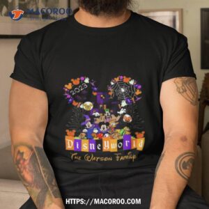 Disney World Halloween Family Disneyland Castle Mickey And Friends Disney Trip T Shirt