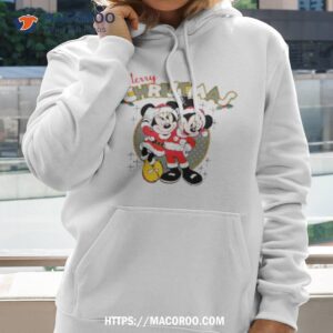 disneyland merry christmas mickey and minnie shirt hoodie 2